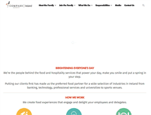 Tablet Screenshot of compass-group.ie