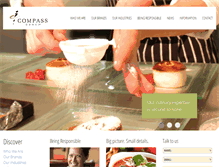Tablet Screenshot of compass-group.co.nz