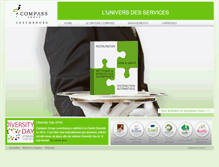 Tablet Screenshot of compass-group.lu